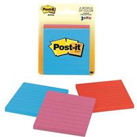 POST-IT 3X3 LINED NOTES