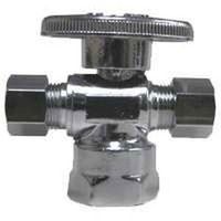 VALVE ANGLE 1/2X3/8X3/8IN     