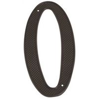 7647506 - 4" HOUSE NUMBER #0 BLACK