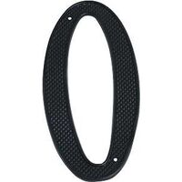 house number, #0 black