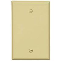 7653421 - 1G BLANK PLATE - ALMOND