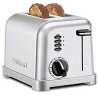 Two Slice Toaster, Brushed Stainless