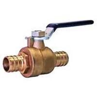 Low Lead Brass Pex Ball Valve, 1/2"