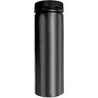 STOVEPIPE 2-WALL 6X24IN BLK   