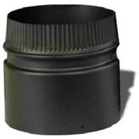 STOVEPIPE 2-WALL 6X6IN BLK    