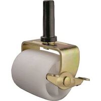 bed roller with brake, 2 1/4in. white