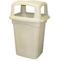 four opening receptacle trash can, 56 gal