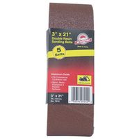 aluminum oxide belt, 3in. x 21in.  80 grit