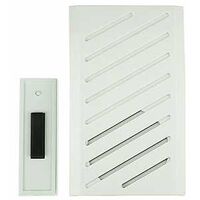 Plug-In Wireless Door Chime, White