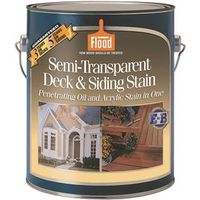 semi-transparent deck & siding stain, light base