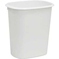 Wastebasket, 16 Qt White