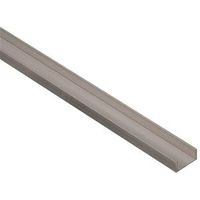 aluminum trim channel, 1/4in. x 96in.