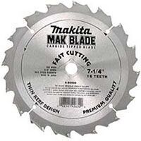 Carbide Circular Saw Blade, 7 1/4in.