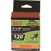 7728751 - 3X18 120GRIT ALUM OX BELT 2PK