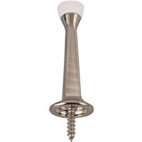 Rigid Door Stop, 3in. Satin Nickel
