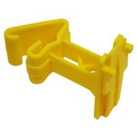 polytape t-post insulator, yellow