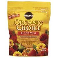 miracle grow organic choice blood meal, 3 lb