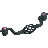 Birdcage Swing Pull, Rubbed Bronze