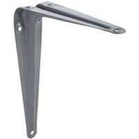 shelf bracket gray finish, 12in. x 14in.
