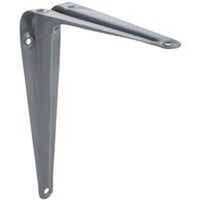 Shelf Bracket Gray Finish, 12" x 14"