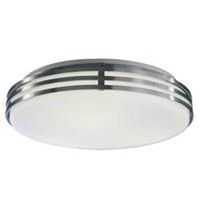 round ceiling fixture, satin aluminum