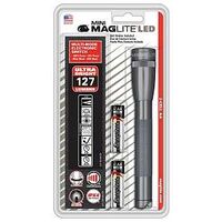 Mini Maglite Flashlight, 2AA Gray
