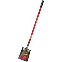 Bully Tools Square Shovel with Fiberglass Handle