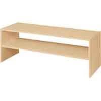 horizontal closet organizer, 11 1/2in. x 31in. x 11 1/2in. maple