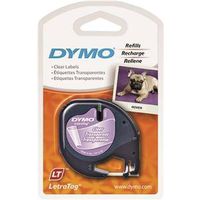 7786098 - DYMO LETRATAG PLSTC CLEAR TAPE