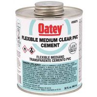 pvc flexible cement, 32 oz clear