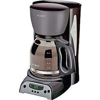 Mr Coffee Programmable Coffeemaker, Black