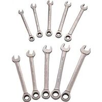 Combination Gear Wrench 9 mm 72 Teeth Chrome