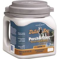 porch & floor interior exterior latex paint, 1 gal satin white
