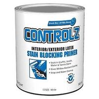 Latex Primer Stain Block, 1 Qt White