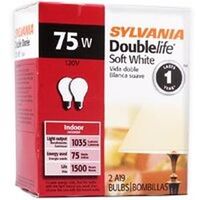 Double Life Soft White Bulb, 75 Watt  