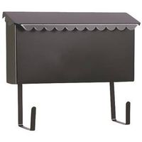 7821093 - BLACK HORIZONTAL MAILBOX