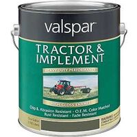 bps tractor & implement enamel, 1 gal m. f. gray
