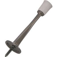 antique nickel rigid door stop