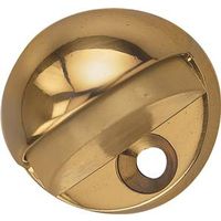 high rise floor door stop, satin chrome