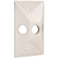 7830318 - RECT COVER 3-1/2 OUTLETS WHITE