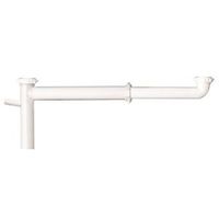 continuous waste slip joint waste outlet, 1 1/2in. x 11in.-20in. white