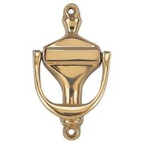 Door Knocker, Polished Brass