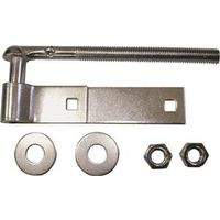 bolt hooks & strap hinge zinc, 6in.