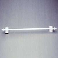 magnetic cafe rod, 16in.-28in. silver