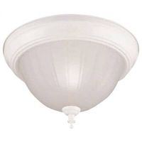 ceiling fixture with frosted glass, white