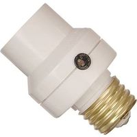 dusk to dawn light socket photocell, white