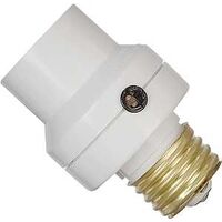 dusk to dawn light socket photocell, white