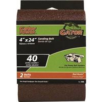 aluminum oxide belt, 4in. x 24in.  40 grit