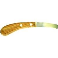 Left Hoof Scraper, Stainless Steel