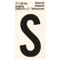 2in. reflective letter s